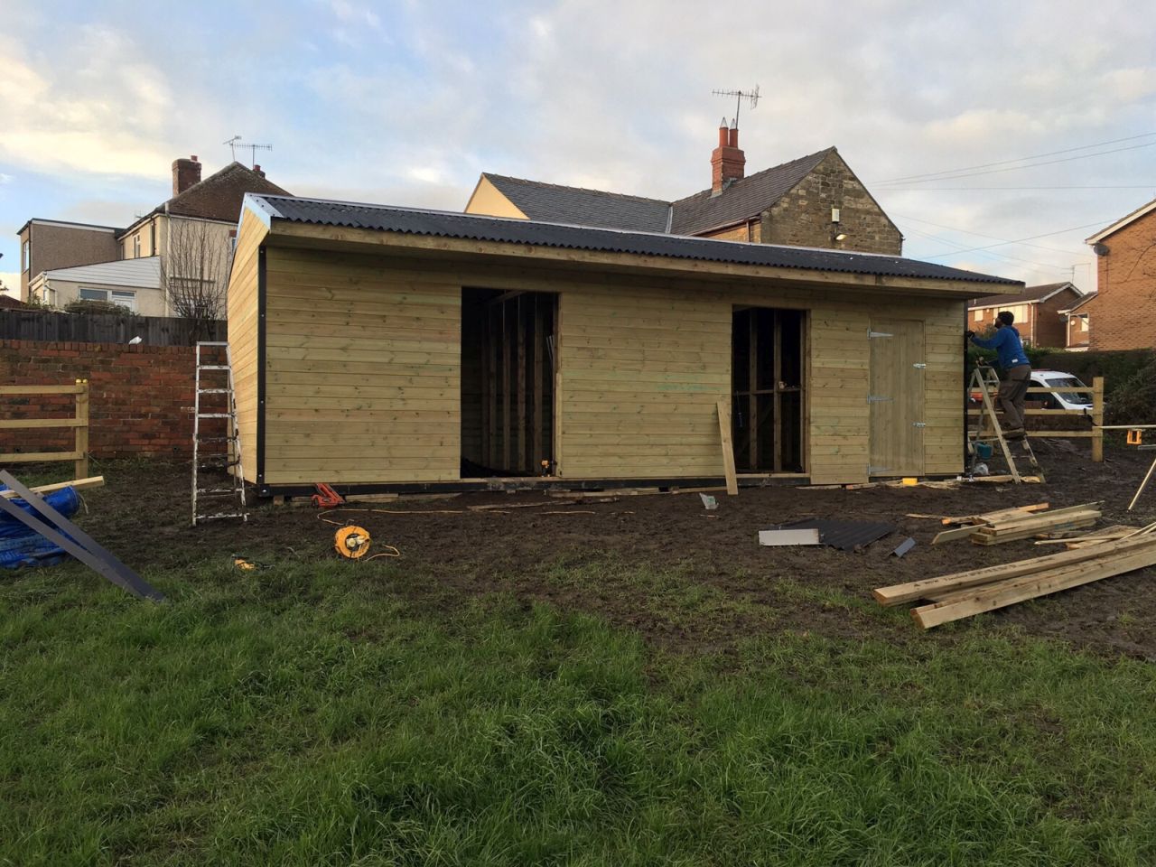 Mobile Field Shelter Installation