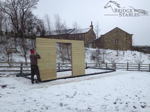 Mobile Field Shelter Installation