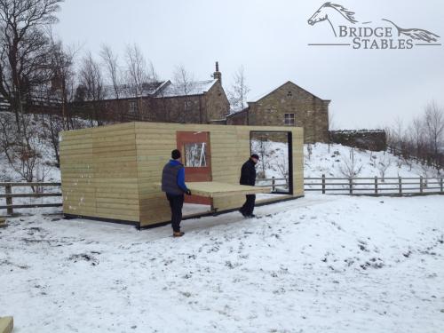 Mobile Field Shelter Installation