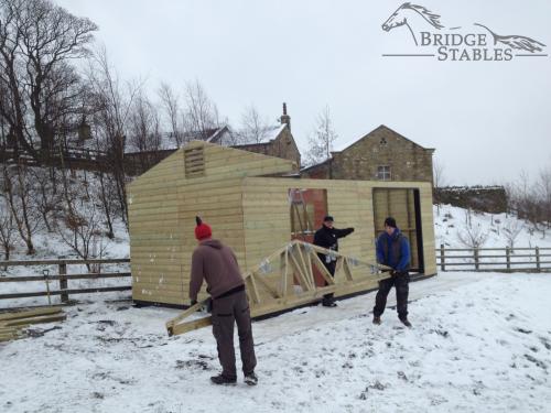 Mobile Field Shelter Installation
