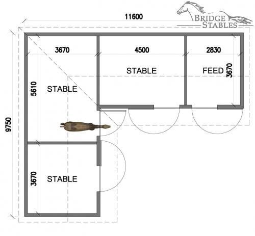 Shire (3 Stables)